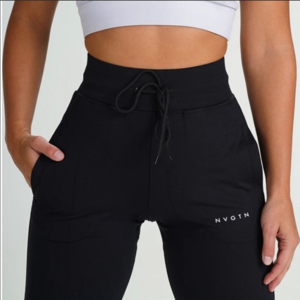 Jet Black NVGTN joggers